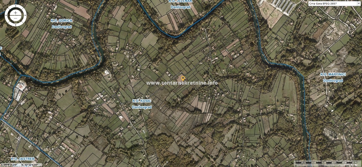 For sale, plot of land 4.478m2, Kosić, Danilovgrad